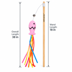 Velmarqis™ Rainbow Fish Ribbon Wand