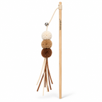 Velmarqis™ Earthtone Pom Teaser Wand