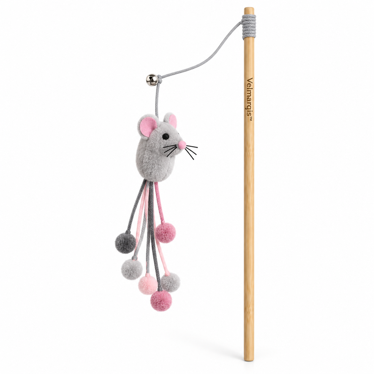 Velmarqis™ Whisker Mouse Teaser Wand