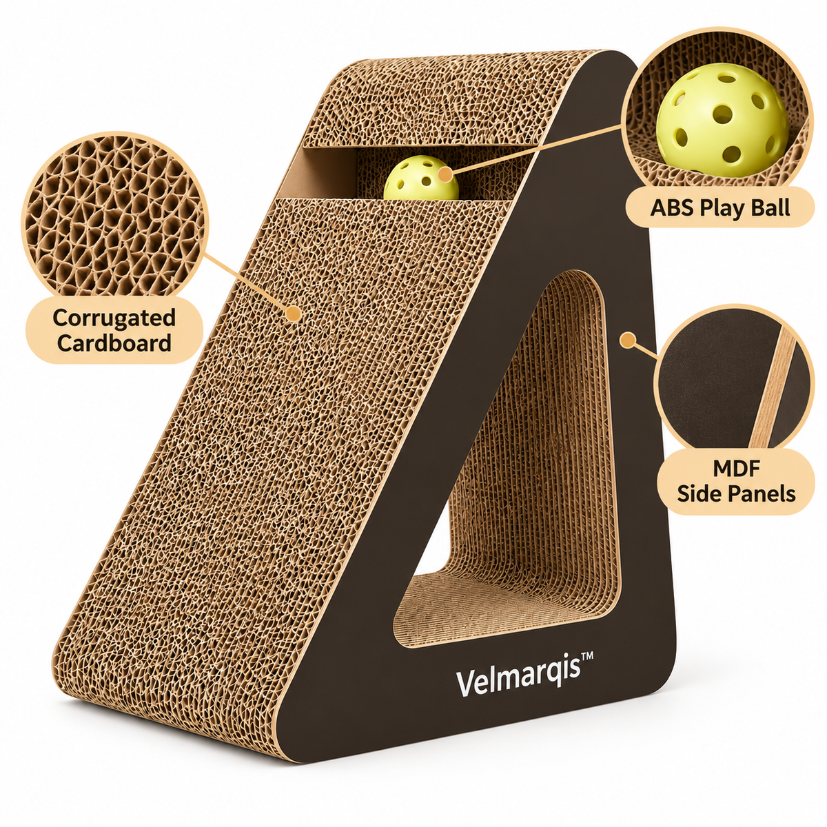 Velmarqis™ Summit Scratch & Play Ramp