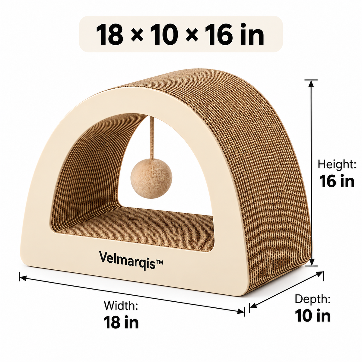 Velmarqis™ Haven Arch Scratch Tunnel