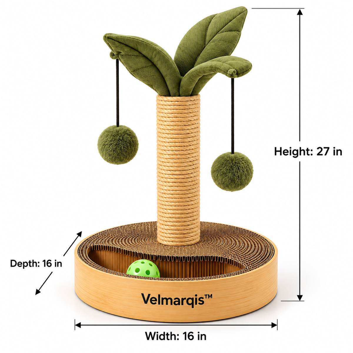 Velmarqis™ Leafspire Scratch & Track Tower