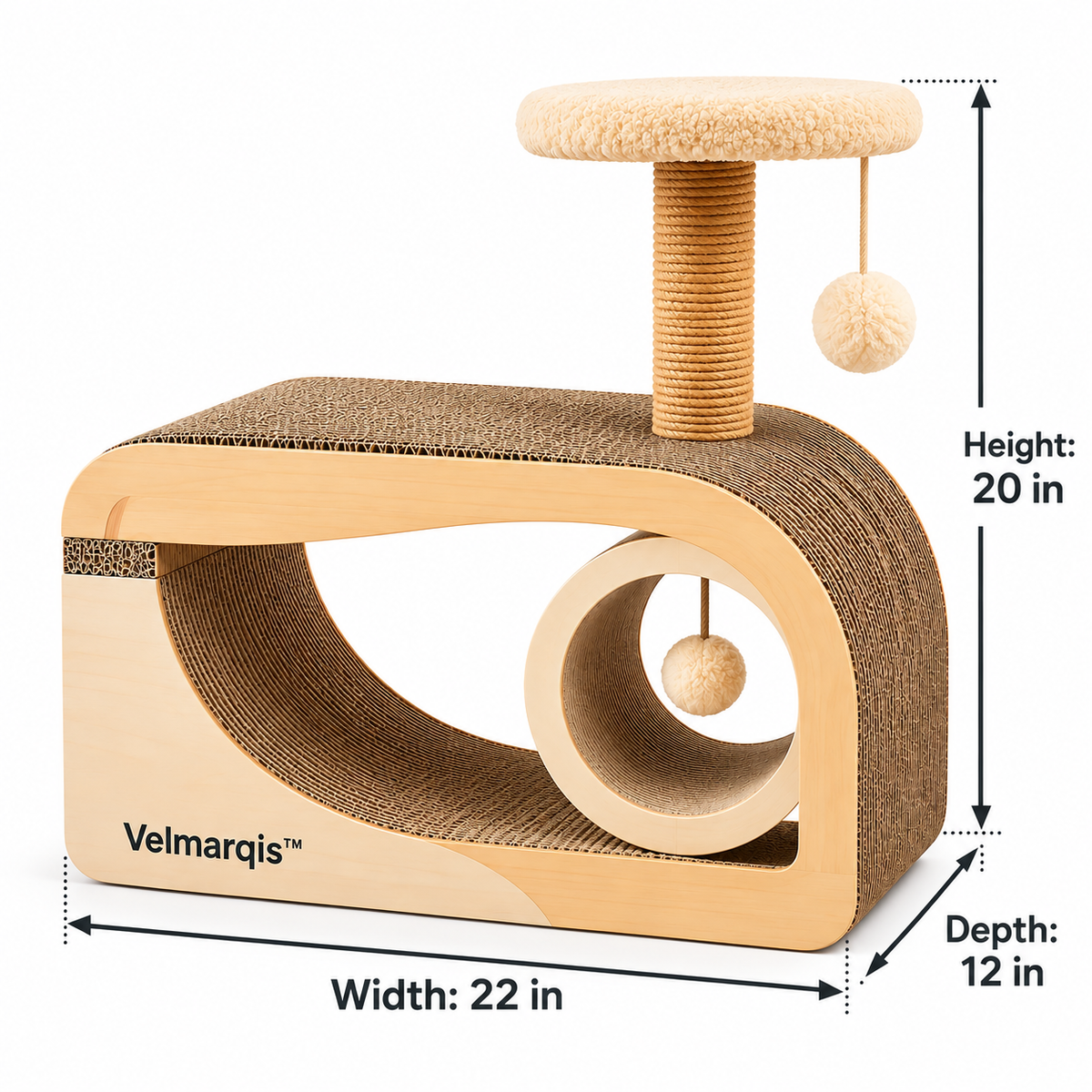 Velmarqis™ Orbit Curve Activity Lounger