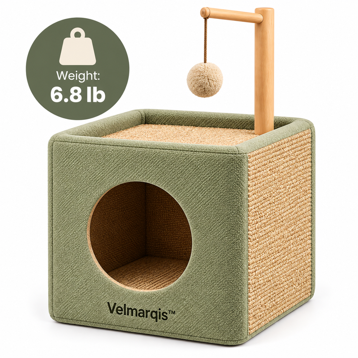 Velmarqis™ Sage Hideaway Play Cube
