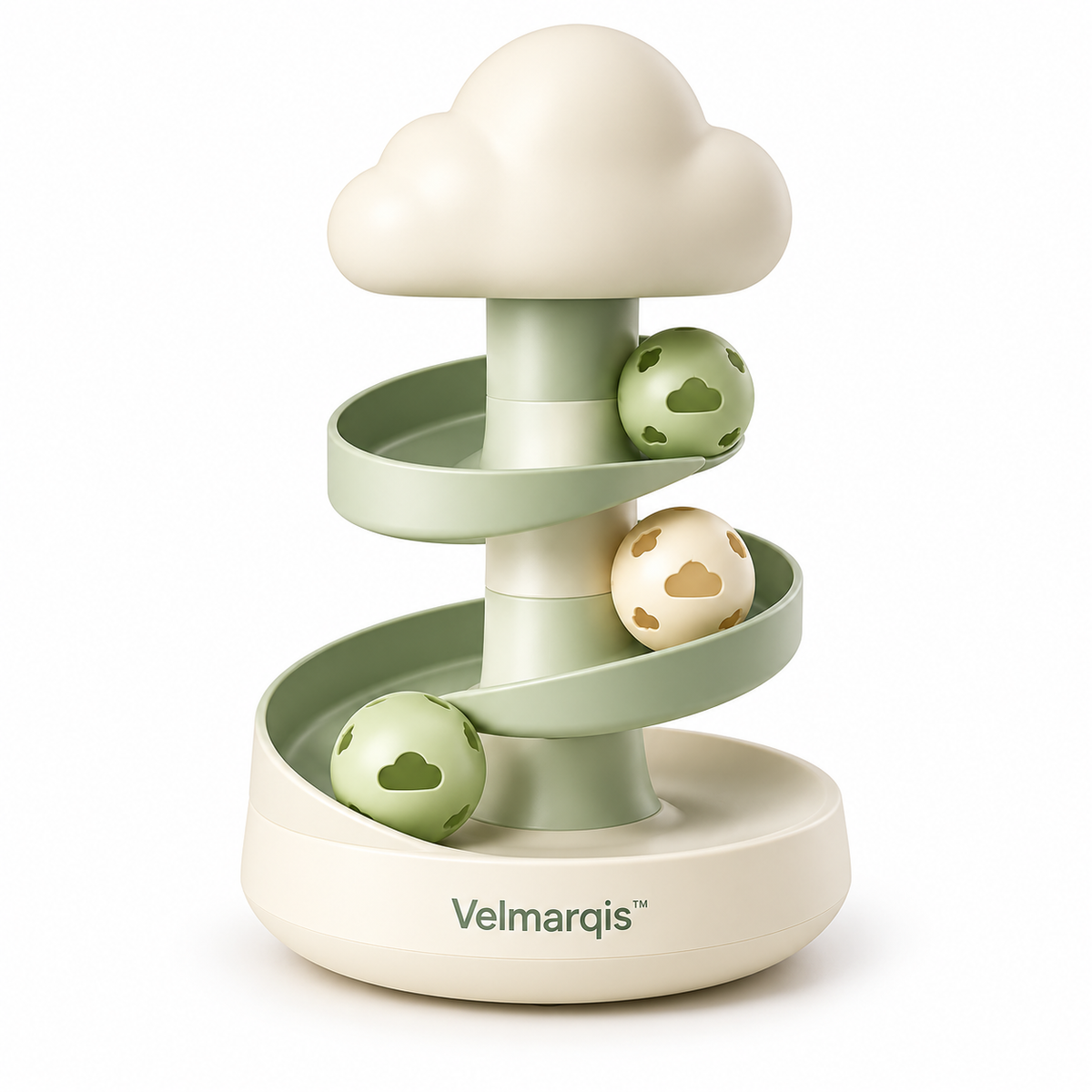 Velmarqis™ Cloudway Spiral Ball Tower