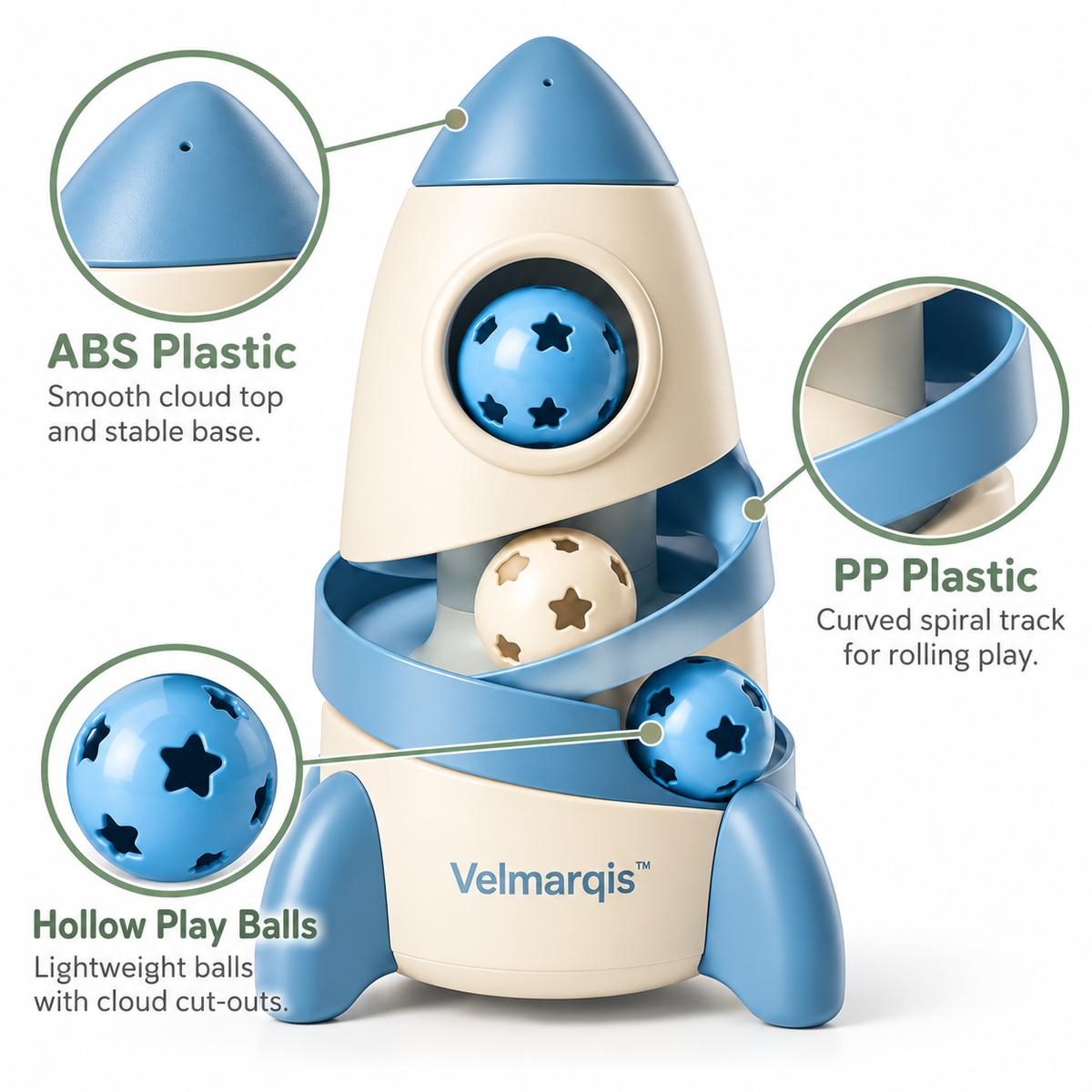 Velmarqis™ Skyrocket Ball Track Toy